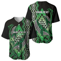 Aotearoa Iwi Ngati Pikiao Personalised Baseball Jersey NZ Maori Humpback Whale Taniko Motifs
