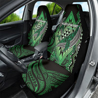 Aotearoa Iwi Ngati Pikiao Car Seat Cover NZ Maori Humpback Whale Taniko Motifs