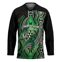 Aotearoa Iwi Ngati Pikiao Personalised Hockey Jersey NZ Maori Humpback Whale Taniko Motifs