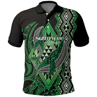 Aotearoa Iwi Ngati Pikiao Personalised Polo Shirt NZ Maori Humpback Whale Taniko Motifs