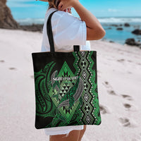 Aotearoa Iwi Ngati Pikiao Tote Bag NZ Maori Humpback Whale Taniko Motifs