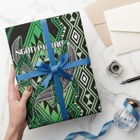 Aotearoa Iwi Ngati Pikiao Wrapping Paper NZ Maori Humpback Whale Taniko Motifs