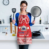 Samoa Rugby Custom Apron Toa Samoa Pacific Sporty Red - Polynesian Pride