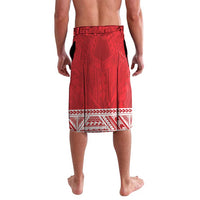 Samoa Rugby Custom Lavalava Toa Samoa Pacific Sporty Red - Polynesian Pride