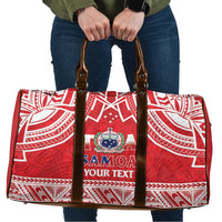 Samoa Rugby Custom Travel Bag Toa Samoa Pacific Sporty Red - Polynesian Pride