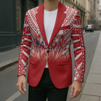 Toa Samoa Rugby Custom Blazer Samoa mo Samoa Polynesian Pacific Red - Polynesian Pride