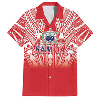 Toa Samoa Rugby Custom Family Matching Long Sleeve Bodycon Dress and Hawaiian Shirt Samoa mo Samoa Polynesian Pacific Red LT14 Dad's Shirt - Short Sleeve Red - Polynesian Pride