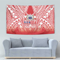 Toa Samoa Rugby Custom Tapestry Samoa mo Samoa Polynesian Pacific Red - Polynesian Pride
