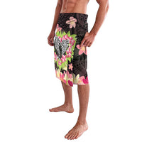 Polynesia Valentine's Day Lavalava Hammerhead Shark Plumeria With Polynesian Pattern