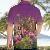 ANZAC Day Hawaiian Shirt Lest We Forget The Animals Of War LT15 - Polynesian Pride