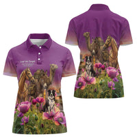 ANZAC Day Women Polo Shirt Lest We Forget The Animals Of War LT15 - Polynesian Pride