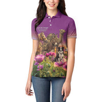 ANZAC Day Women Polo Shirt Lest We Forget The Animals Of War LT15 - Polynesian Pride