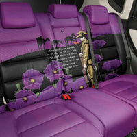 ANZAC Soldier and War Animals Back Car Seat Cover We Will Remember Them