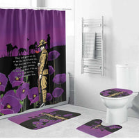 ANZAC Soldier and War Animals Bathroom Set We Will Remember Them