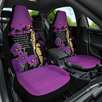 ANZAC Soldier and War Animals Car Seat Cover We Will Remember Them