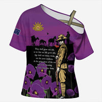 ANZAC Soldier and War Animals Cross Shoulder Shirt We Will Remember Them