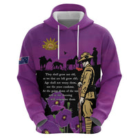 ANZAC Soldier and War Animals Hoodie We Will Remember Them LT15 - Polynesian Pride