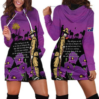 ANZAC Soldier and War Animals Hoodie Dress We Will Remember Them LT15 - Polynesian Pride