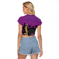 ANZAC Soldier and War Animals Raglan Cropped T Shirt We Will Remember Them LT15 - Polynesian Pride