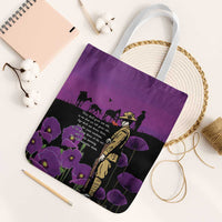 ANZAC Soldier and War Animals Tote Bag We Will Remember Them