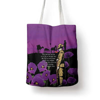 ANZAC Soldier and War Animals Tote Bag We Will Remember Them