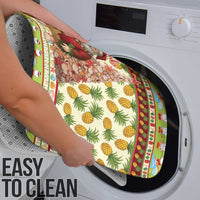 Hawaiian Santa Aloha Pineapple Christmas Bathroom Set Mele Kalikimaka - Polynesian Pride