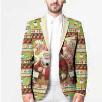 Hawaiian Santa Aloha Pineapple Christmas Blazer Mele Kalikimaka - Polynesian Pride