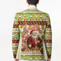 Hawaiian Santa Aloha Pineapple Christmas Blazer Mele Kalikimaka - Polynesian Pride