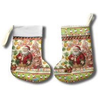 Hawaiian Santa Aloha Pineapple Christmas Stocking Mele Kalikimaka - Polynesian Pride