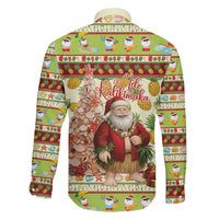 Hawaiian Santa Aloha Pineapple Christmas Family Matching Puletasi and Hawaiian Shirt Mele Kalikimaka LT15 - Polynesian Pride