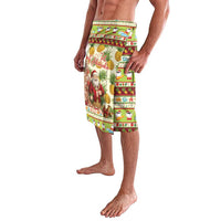 Hawaiian Santa Aloha Pineapple Christmas Lavalava Mele Kalikimaka - Polynesian Pride
