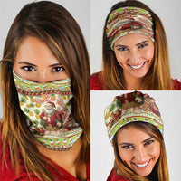 Hawaiian Santa Aloha Pineapple Christmas Neck Gaiter Mele Kalikimaka - Polynesian Pride