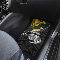 New Zealand and South Africa Rugby Car Mats Maori Kiwi With Springboks
