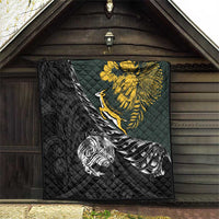 New Zealand and South Africa Rugby Quilt Maori Kiwi With Springboks