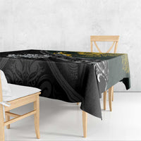 New Zealand and South Africa Rugby Tablecloth Maori Kiwi With Springboks