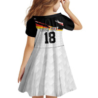 Custom Germany Football Kid Short Sleeve Dress Come On DFB-Team