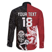 Custom British Lions New Zealand Family Matching Tank Maxi Dress and Hawaiian Shirt Unique Style - Polynesian Pride