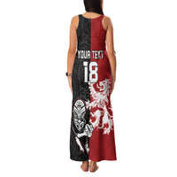Custom British Lions New Zealand Family Matching Tank Maxi Dress and Hawaiian Shirt Unique Style - Polynesian Pride