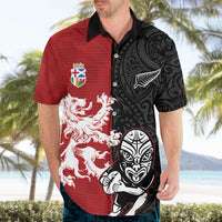 Custom British Lions New Zealand Hawaiian Shirt Unique Style - Polynesian Pride