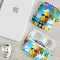 Funny Hawaii Mango AirPods Case Tropical Summer Beach Mascot Vacation