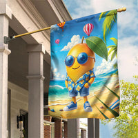 Funny Hawaii Mango Garden Flag Tropical Summer Beach Mascot Vacation