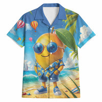 Funny Hawaii Mango Hawaiian Shirt Tropical Summer Beach Mascot Vacation