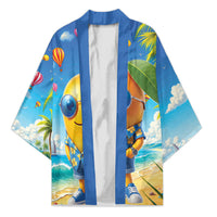 Funny Hawaii Mango Kimono Tropical Summer Beach Mascot Vacation