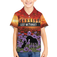 Personalised ANZAC Day Hawaiian Shirt Remembering the Animals of War