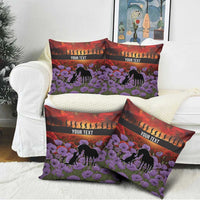 Personalised ANZAC Day Pillow Cover Remembering the Animals of War