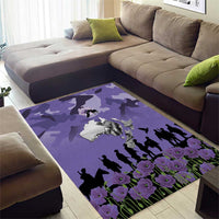 ANZAC Day Area Rug Lest We Forget the Animals Too LT19 - Polynesian Pride