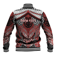 Aotearoa Iwi Ngapuhi Personalised Baseball Jacket Maori Kowhaiwhai Pattern