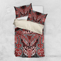 Aotearoa Iwi Ngapuhi Bedding Set Maori Kowhaiwhai Pattern
