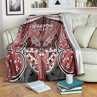 Aotearoa Iwi Ngapuhi Blanket Maori Kowhaiwhai Pattern