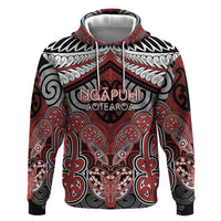 Aotearoa Iwi Ngapuhi Personalised Hoodie Maori Kowhaiwhai Pattern